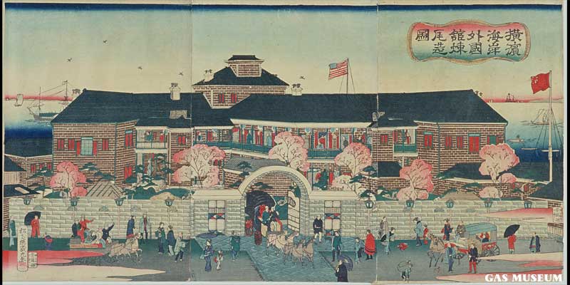 横浜海岸外国館煉瓦造図
