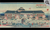 横浜海岸外国館煉瓦造図