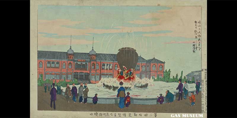 第二回内国勧業博覧会内美術館噴水