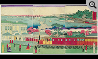 東京新橋鉄道繁栄高輪遠景