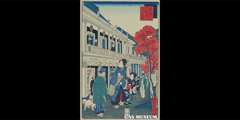 東京名勝之内　京橋煉瓦石造