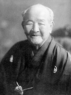 渋沢栄一　91才肖像「微笑」 龍門雑誌第522号より　昭和6年(1931)
