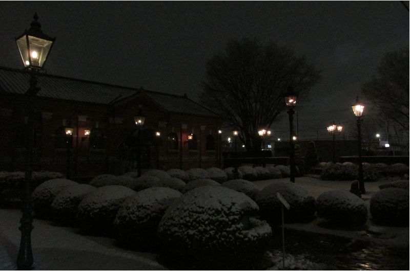 雪の夜のミュージアム
